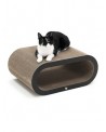 Tiragraffi di cartone per gatti Daisy 59 Nero