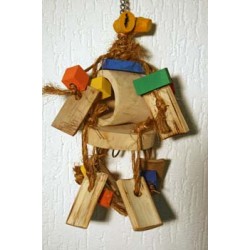 Gioco in Bamboo per Pappagallo - Leather Head