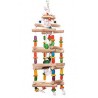 Gioco a Torre in Bamboo per Pappagallo - Caddy Shack LARGE