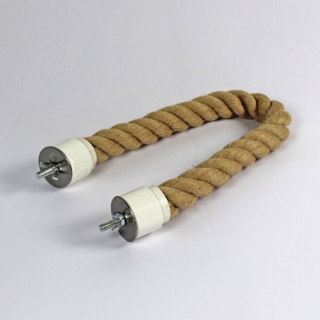 Posatio di Corda in Sisal 75 cm con Viti da Voliera Posatio di Corda in Sisal 75 cm con Viti da Voliera