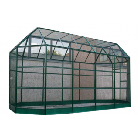 Voliera Zincata Pannelli Modulari a Guglia 4090G Voliera Zincata Pannelli Modulari a Guglia 4090G