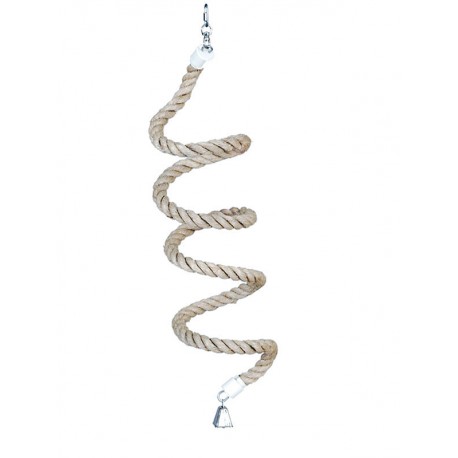 Spirale XXL in Sisal per Pappagalli Cenerini, Cacatua ed Are Spirale XXL in Sisal per Pappagalli Cenerini, Cacatua ed Are