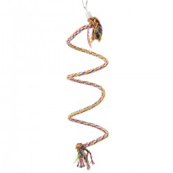 Corda Spirale Colorata Small per Parrocchietto