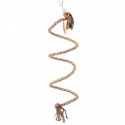 Corda Spirale Colorata Small per Parrocchietto