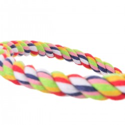 Corda Spirale Colorata Small per Parrocchietto
