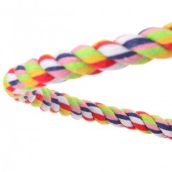 Corda Spirale Colorata Small per Parrocchietto