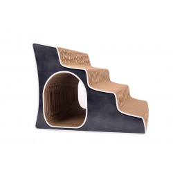 Lesalier Oval Cat-On Stairs Tiragraffi in Cartone Ondulato Medium